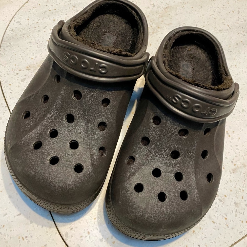 Fur lined crocs!
